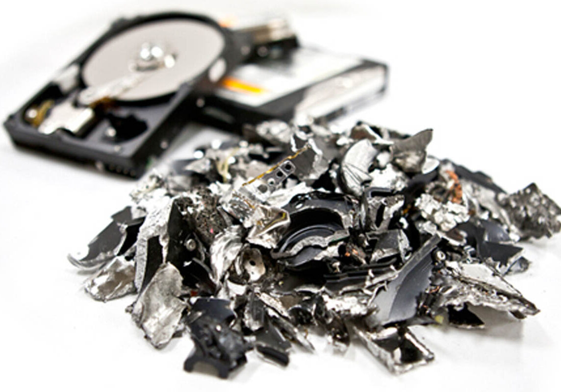 on site shredding service - hard drives